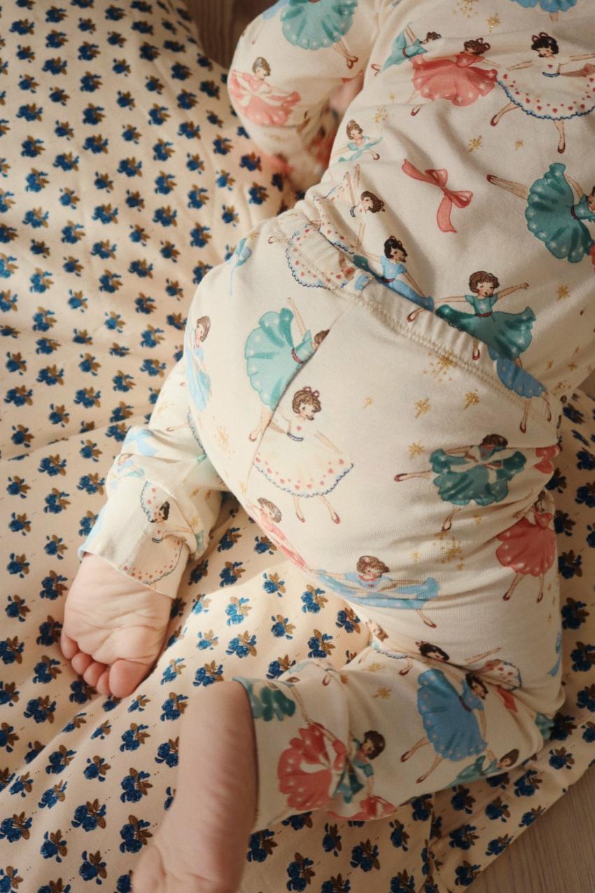 Tops | Kids Konges Sløjd BASIC BODY/PANTS SET GOTS Bow Ballerina