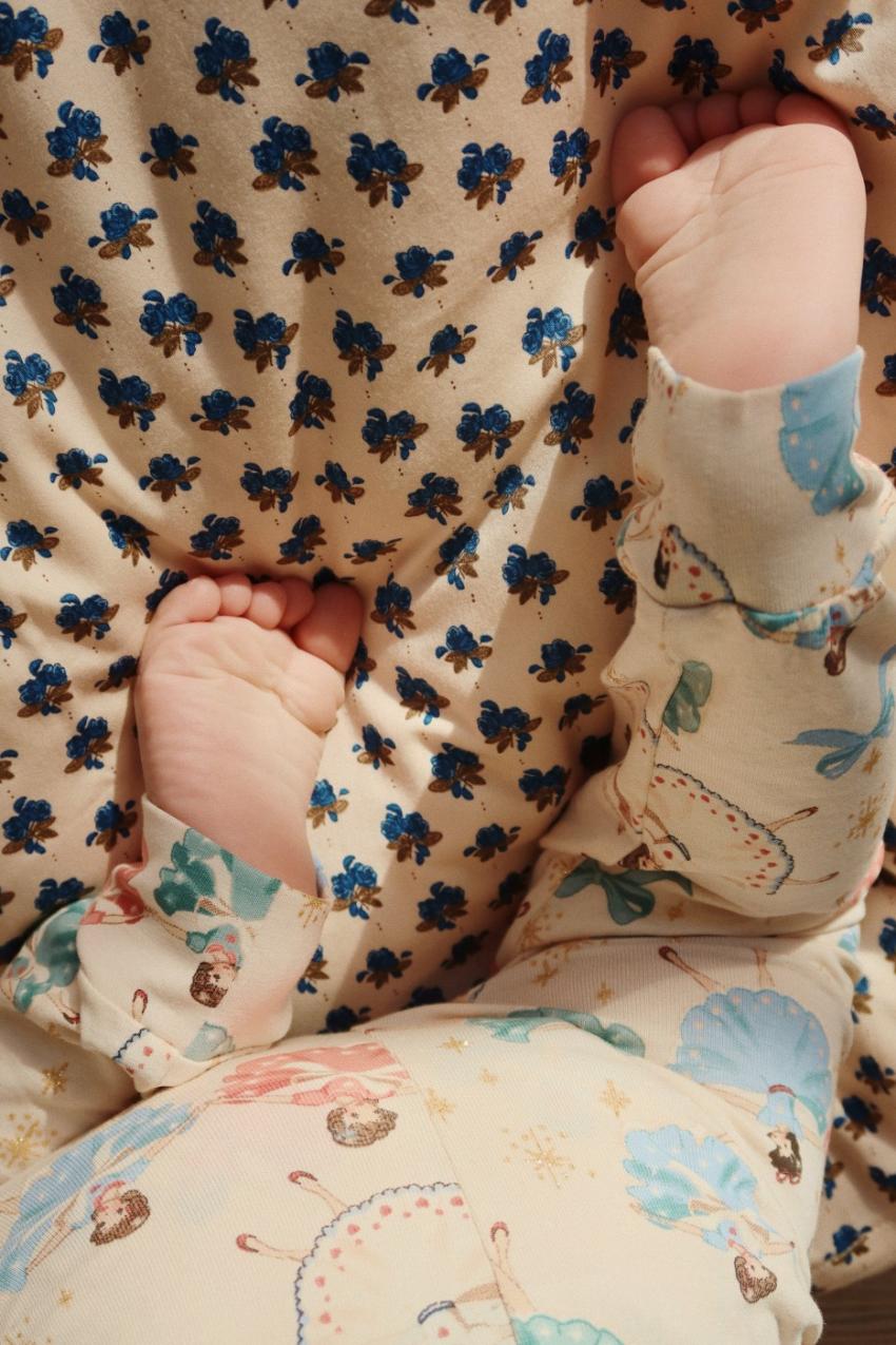 Tops | Kids Konges Sløjd BASIC BODY/PANTS SET GOTS Bow Ballerina