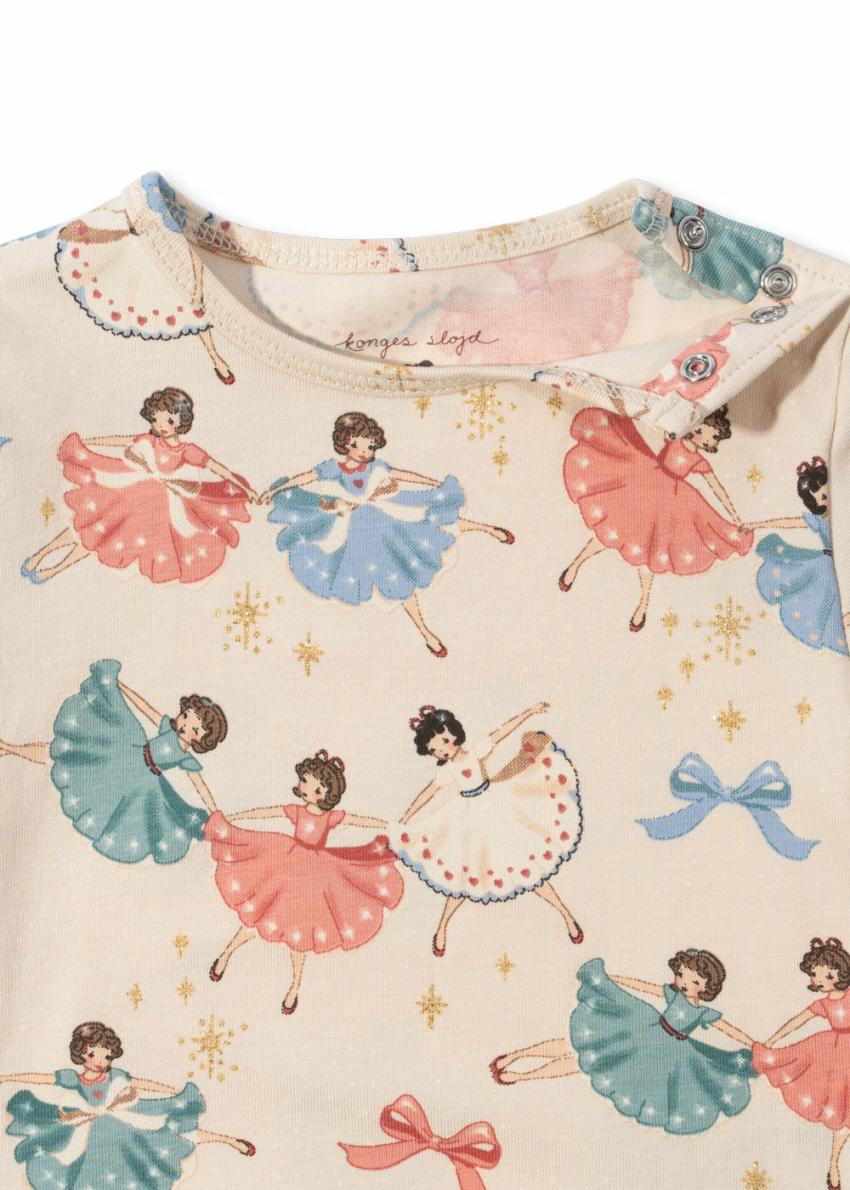 Tops | Kids Konges Sløjd BASIC BODY/PANTS SET GOTS Bow Ballerina
