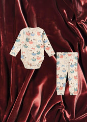 Tops | Kids Konges Sløjd BASIC BODY/PANTS SET GOTS Bow Ballerina