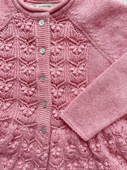Tops | Kids Konges Sløjd CABBY FRILL CARDIGAN Powder Pink
