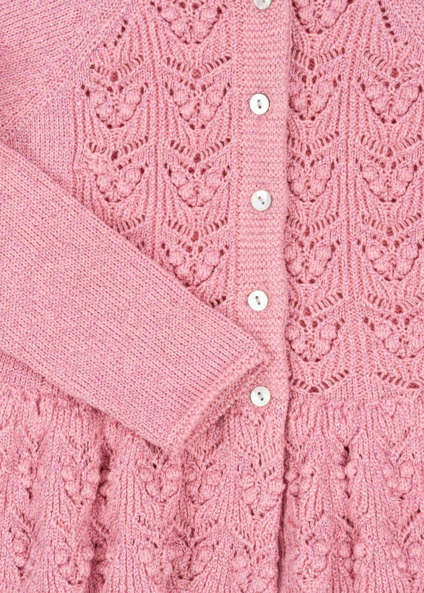 Tops | Kids Konges Sløjd CABBY FRILL CARDIGAN Powder Pink