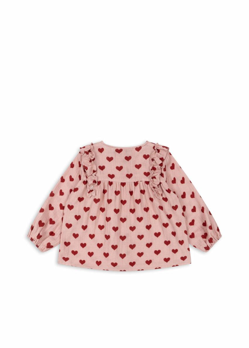 Tops | Kids Konges Sløjd COCO FRILL SHIRT GOTS Amour Mellow