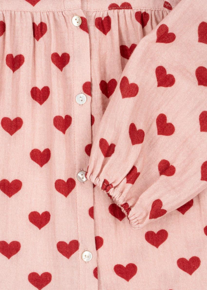 Tops | Kids Konges Sløjd COCO FRILL SHIRT GOTS Amour Mellow