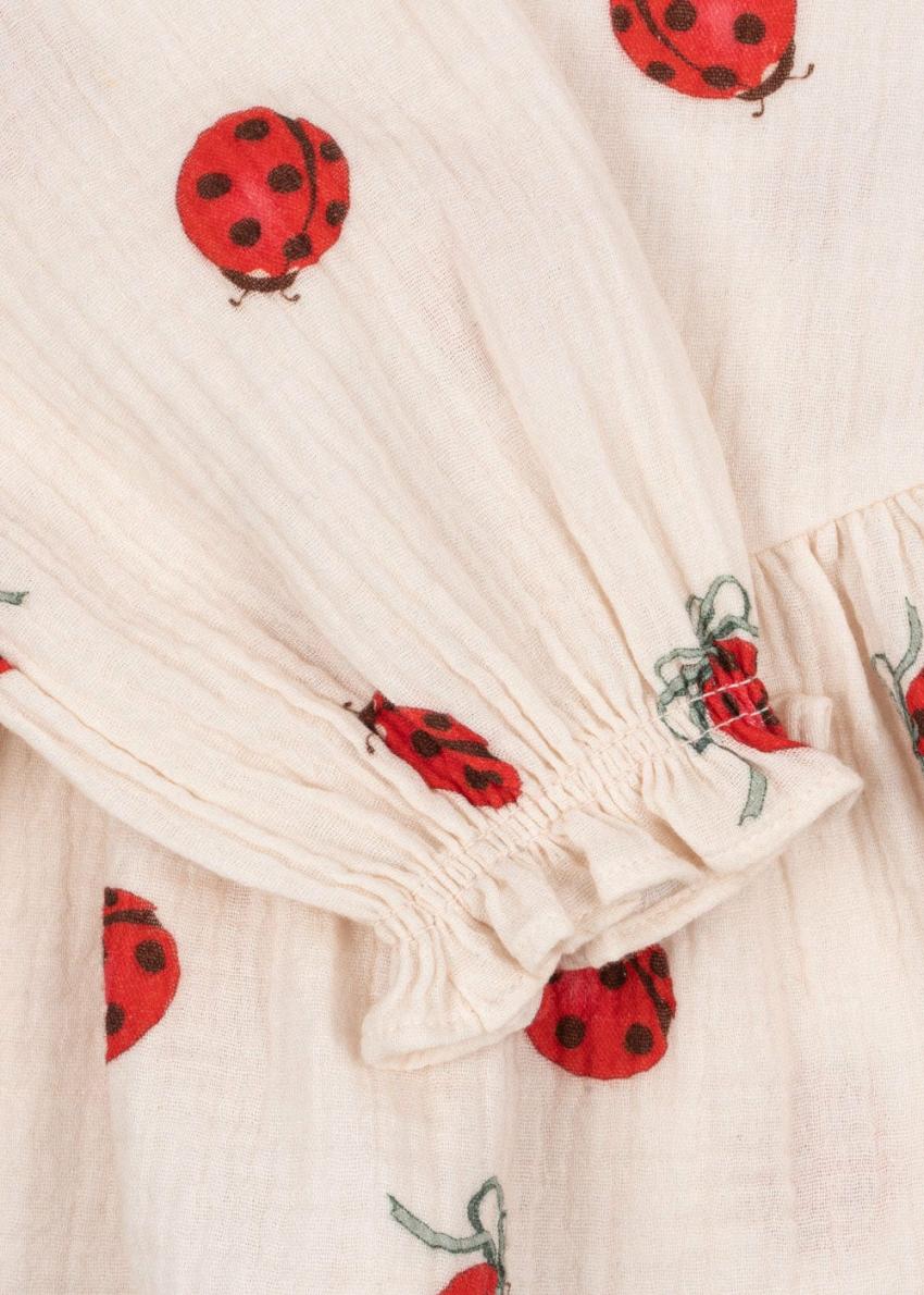 Tops | Kids Konges Sløjd COCO LADYBUG BLOUSE GOTS Ladybug Bow