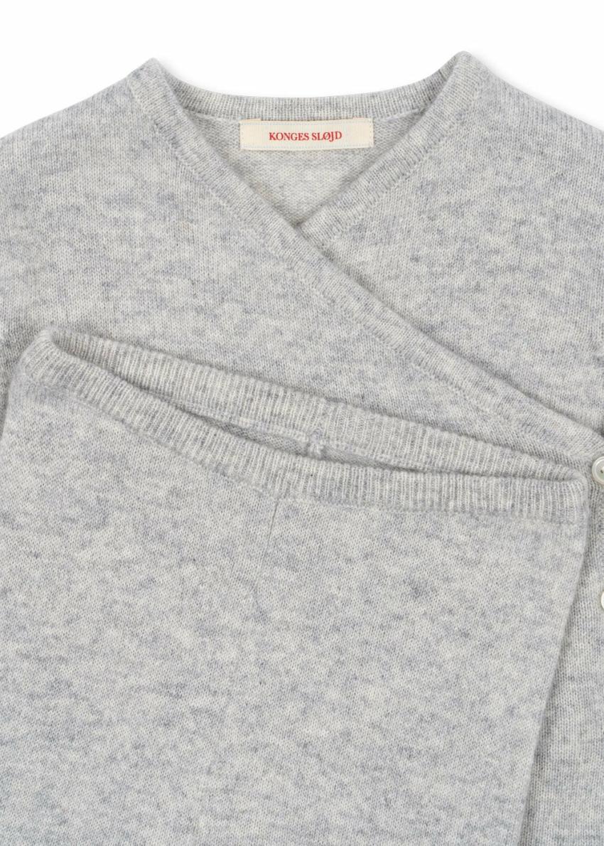 Tops | Kids Konges Sløjd DIO CASHMERE BABY SET Light Grey Melange
