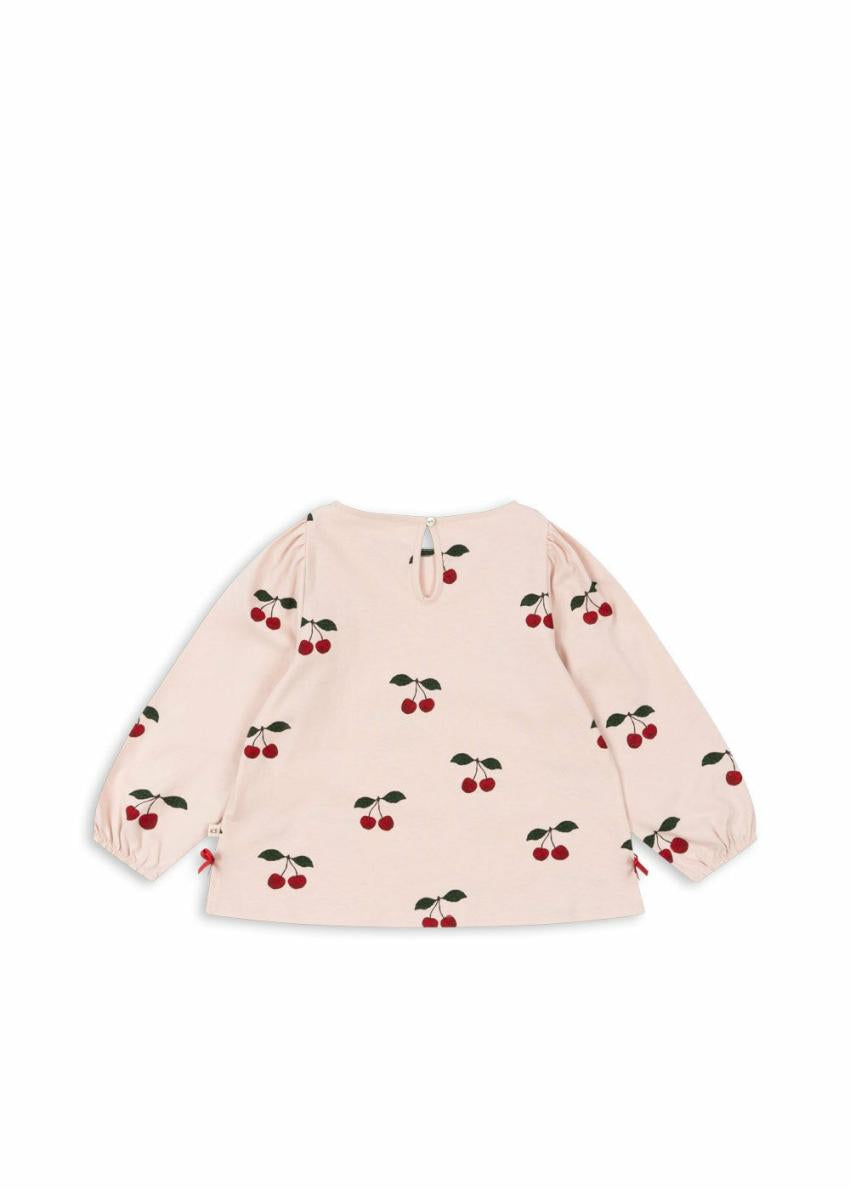 Tops | Kids Konges Sløjd DREY SLIT TEE GOTS Ma Grande Cerise Peony