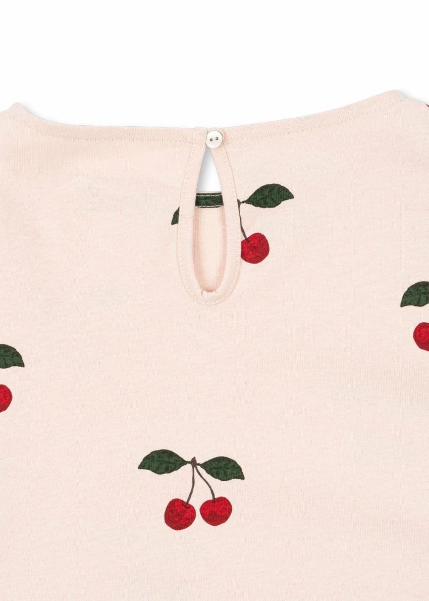 Tops | Kids Konges Sløjd DREY SLIT TEE GOTS Ma Grande Cerise Peony