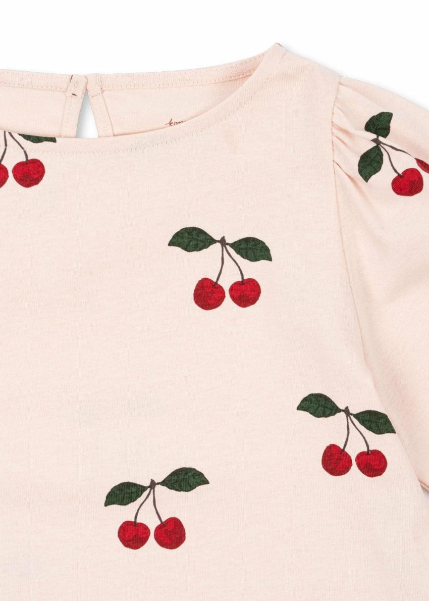 Tops | Kids Konges Sløjd DREY SLIT TEE GOTS Ma Grande Cerise Peony