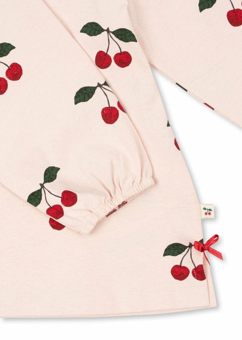 Tops | Kids Konges Sløjd DREY SLIT TEE GOTS Ma Grande Cerise Peony