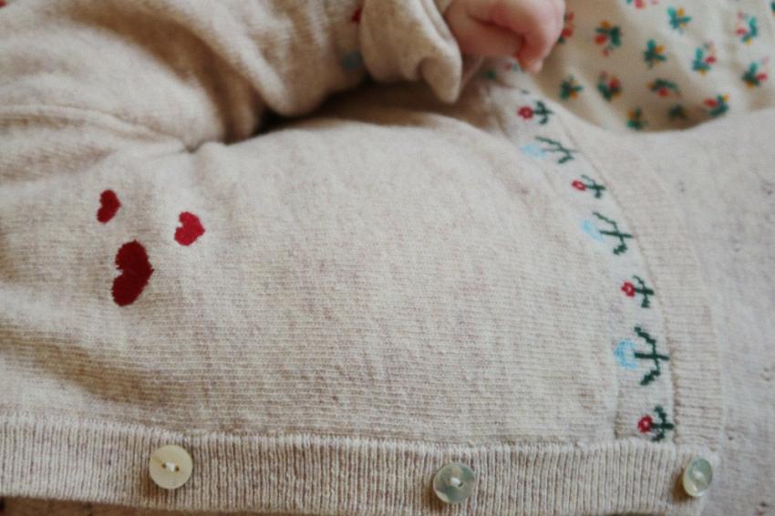 Tops | Kids Konges Sløjd ELI KNIT CARDIGAN Off White Melange