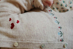 Tops | Kids Konges Sløjd ELI KNIT CARDIGAN Off White Melange