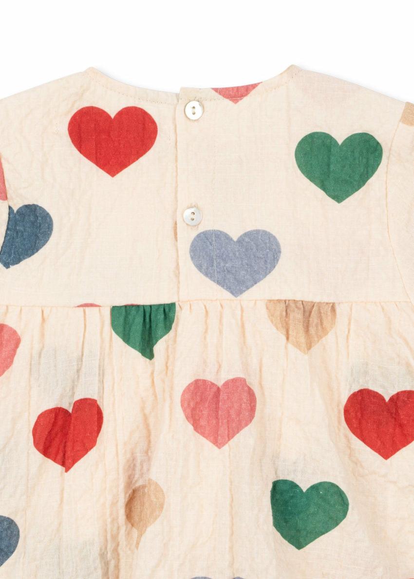 Tops | Kids Konges Sløjd ELIN ROMPER GOTS Bon Coeur Colore Frappe