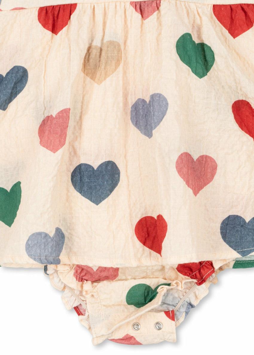 Tops | Kids Konges Sløjd ELIN ROMPER GOTS Bon Coeur Colore Frappe