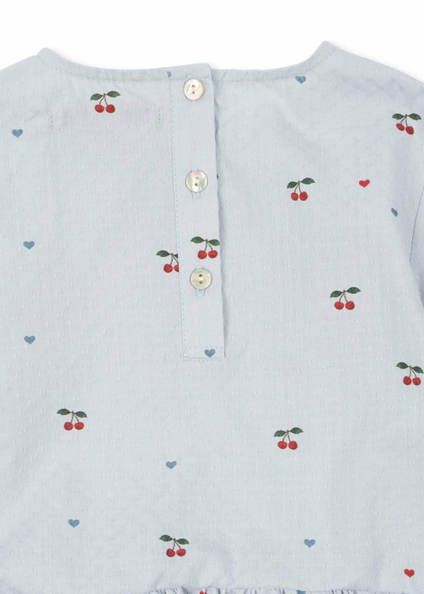 Tops | Kids Konges Sløjd EVIA BLOUSE GOTS Cherry Blue Coeur