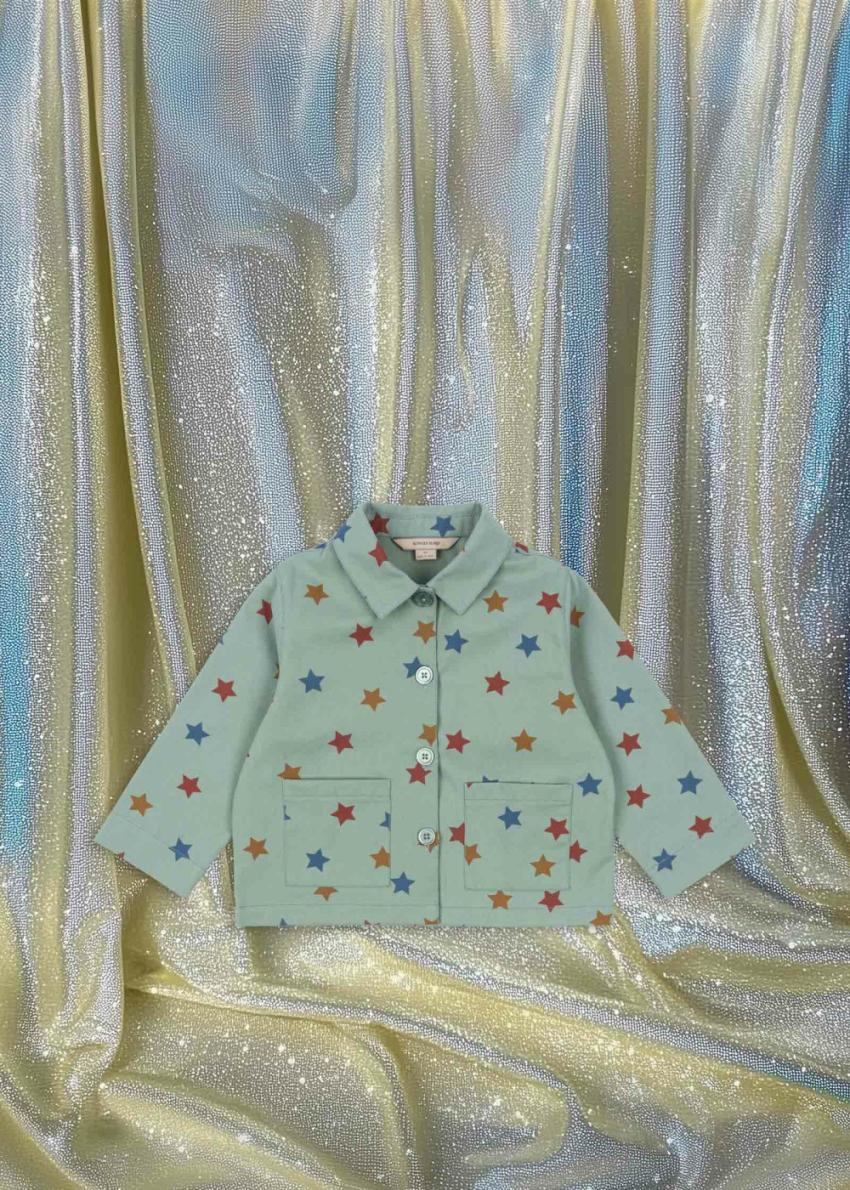 Tops | Kids Konges Sløjd FEN JACKET GOTS Estrella Verde