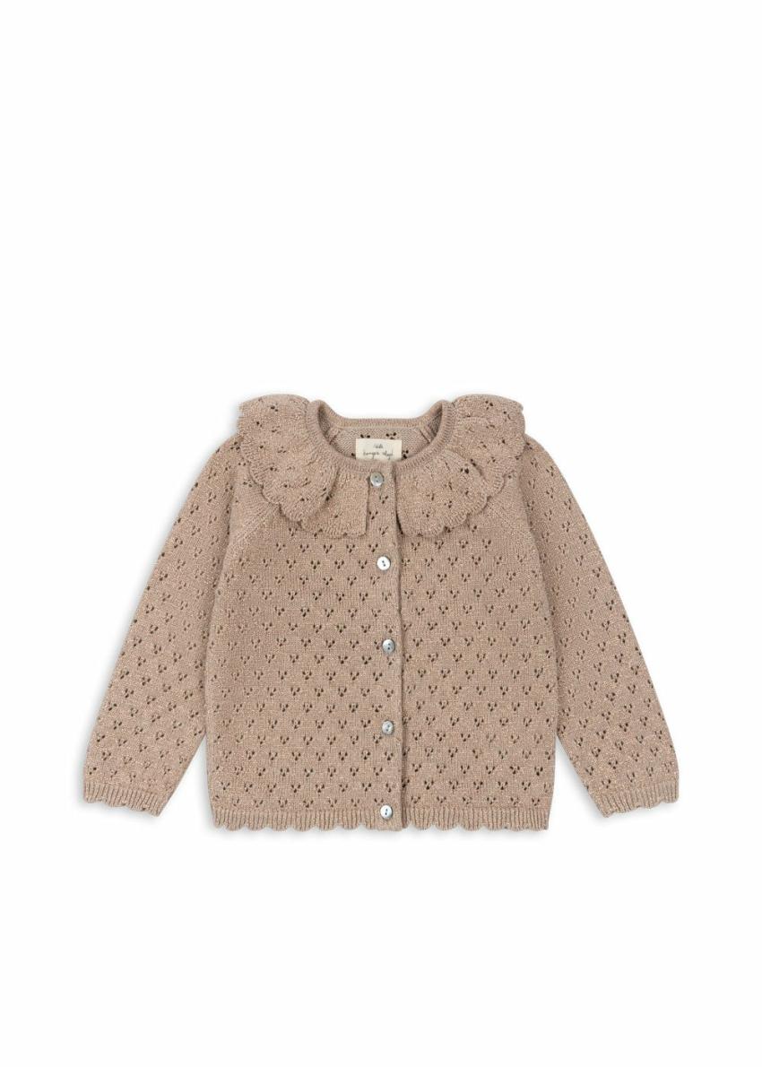 Tops | Kids Konges Sløjd HOLIDAY KNIT CARDIGAN Creme