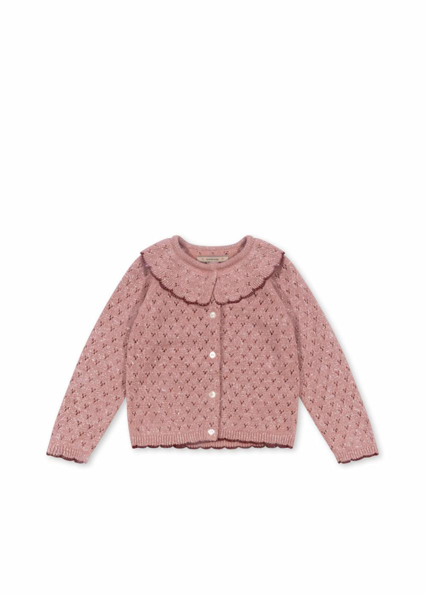Tops | Kids Konges Sløjd HOLIDAY KNIT CARDIGAN Mellow Rose