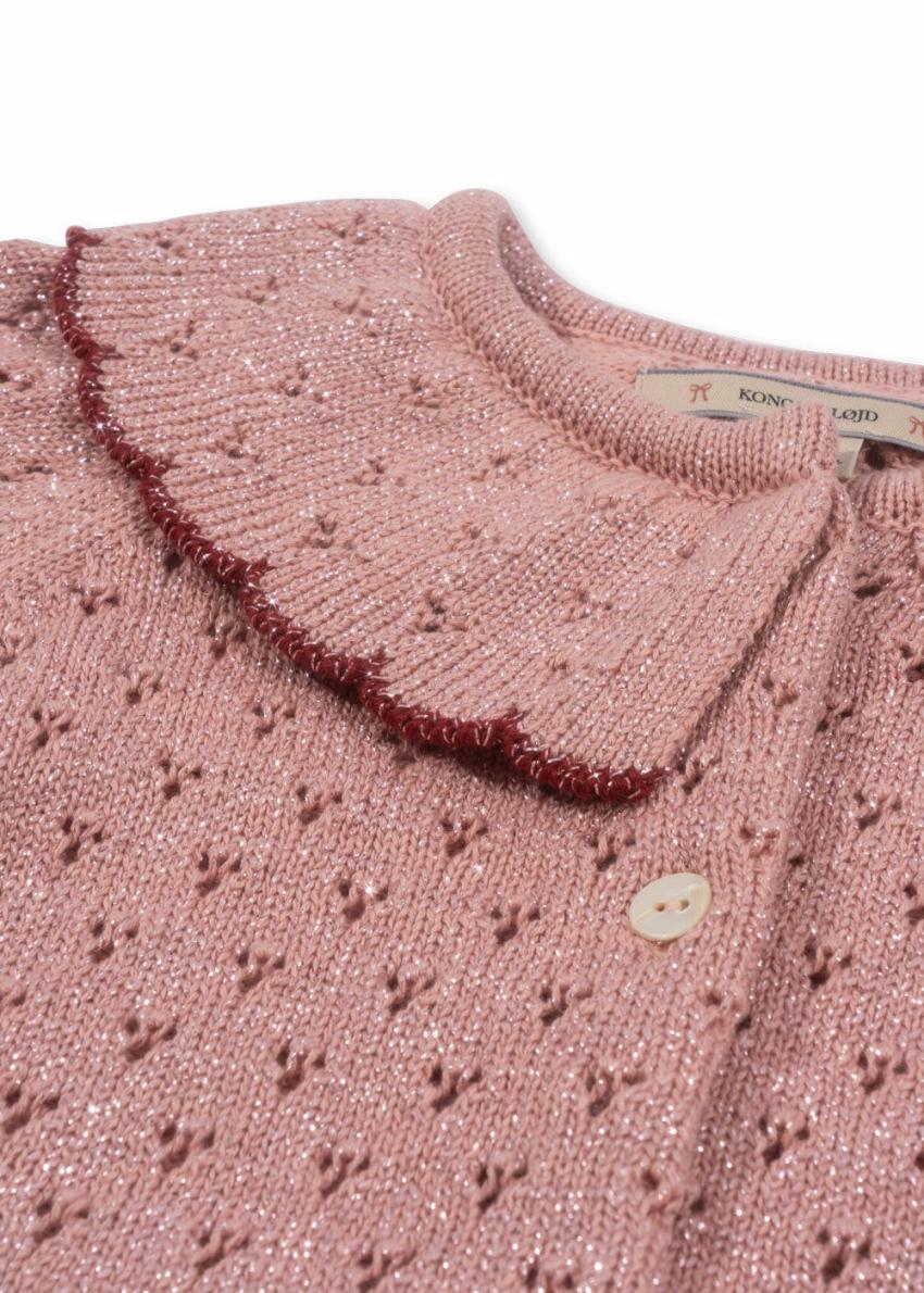 Tops | Kids Konges Sløjd HOLIDAY KNIT CARDIGAN Mellow Rose