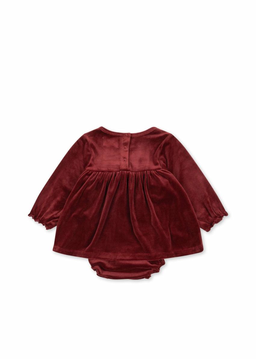 Tops | Kids Konges Sløjd JINGLE ROMPER DRESS GRS Red Dahlia