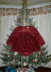 Tops | Kids Konges Sløjd JINGLE ROMPER DRESS GRS Red Dahlia