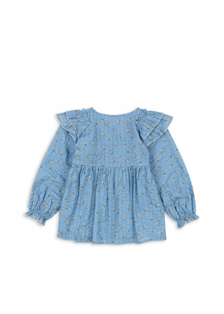 Tops | Kids Konges Sløjd KIM FRILL BLOUSE GOTS Billie Blue