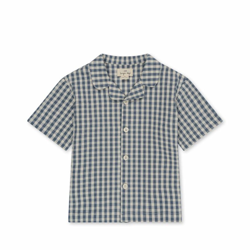 Tops | Kids Konges Sløjd KIM SS SHIRT Captains Blue Check