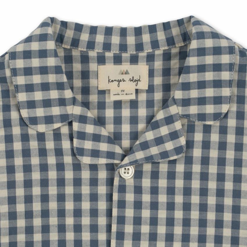 Tops | Kids Konges Sløjd KIM SS SHIRT Captains Blue Check