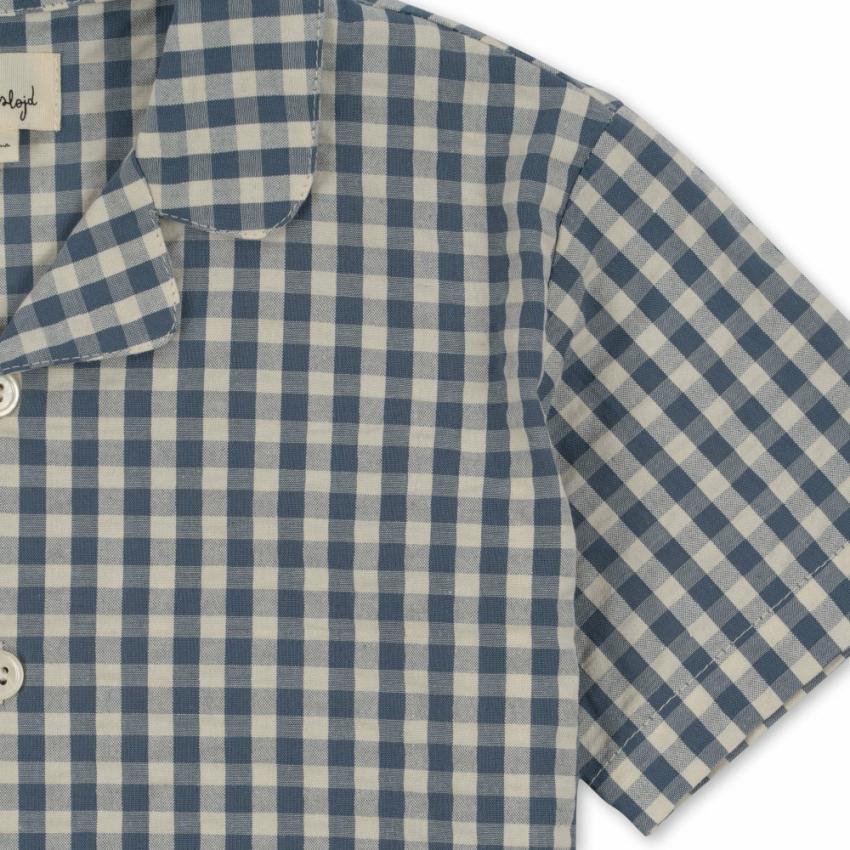Tops | Kids Konges Sløjd KIM SS SHIRT Captains Blue Check