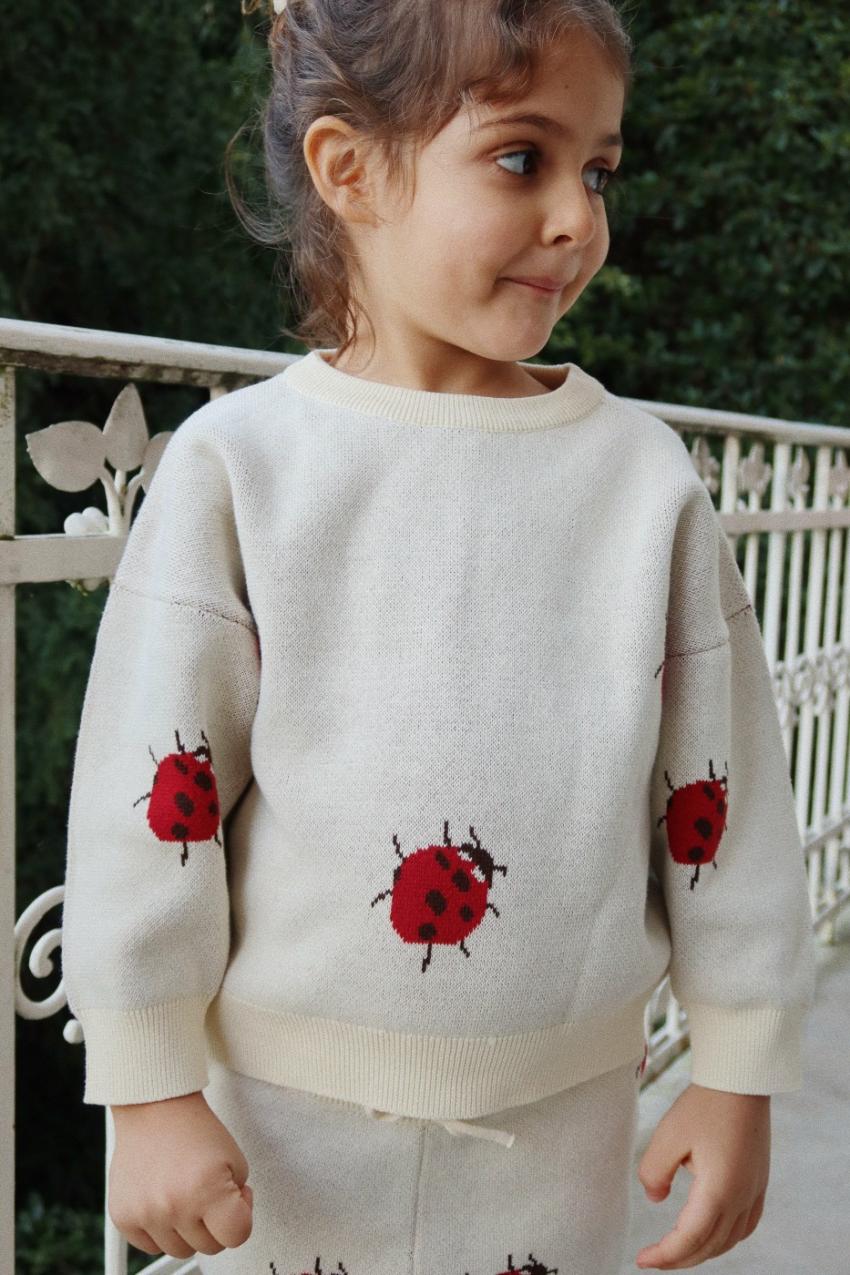 Tops | Kids Konges Sløjd LAPIS KNIT BLOUSE Ladybug