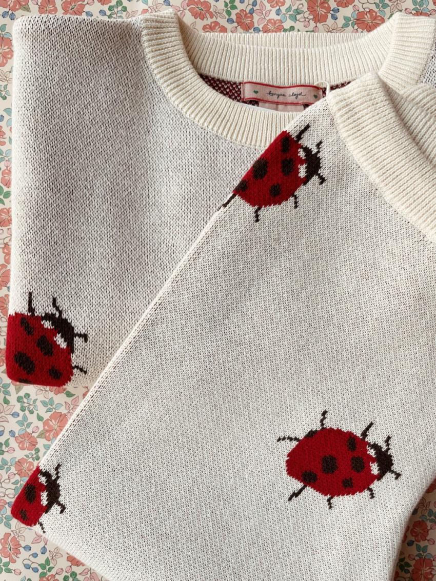 Tops | Kids Konges Sløjd LAPIS KNIT BLOUSE Ladybug