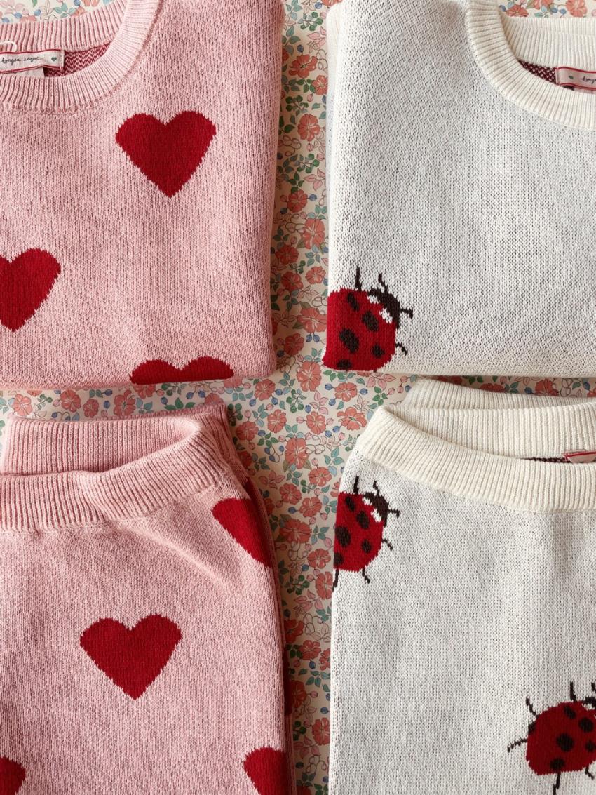 Tops | Kids Konges Sløjd LAPIS KNIT BLOUSE Ladybug
