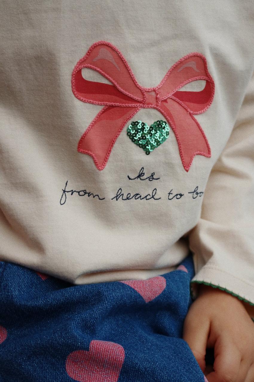 Tops | Kids Konges Sløjd LIN LS TEE GOTS Brazilian Sand