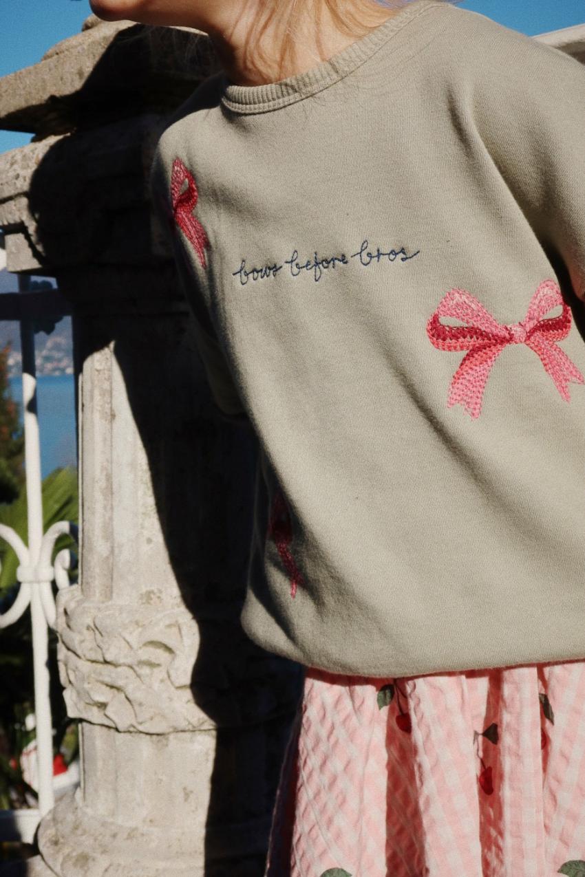 Tops | Kids Konges Sløjd LOU BOW SWEATSHIRT OCS Tea
