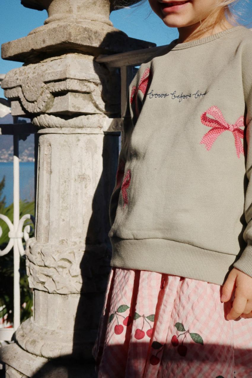 Tops | Kids Konges Sløjd LOU BOW SWEATSHIRT OCS Tea