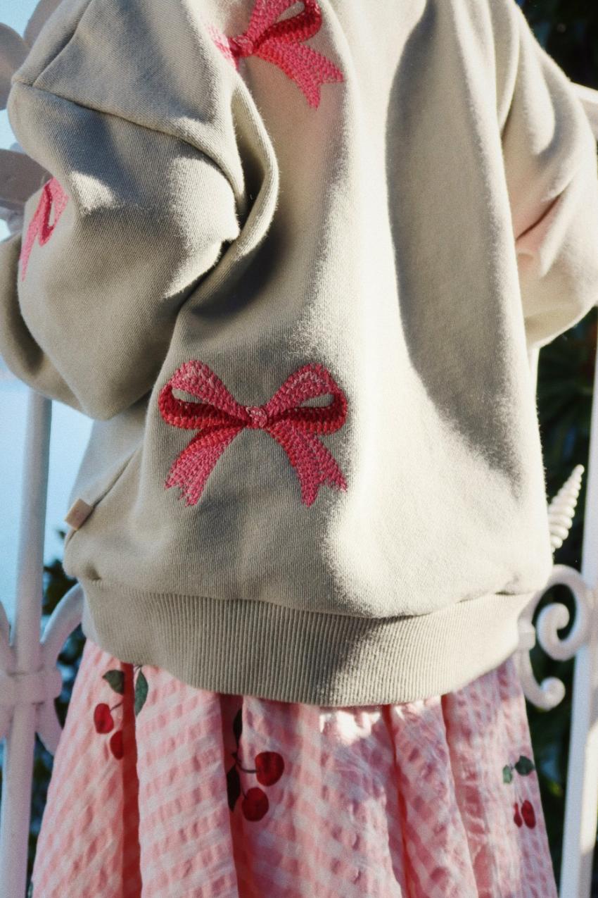 Tops | Kids Konges Sløjd LOU BOW SWEATSHIRT OCS Tea