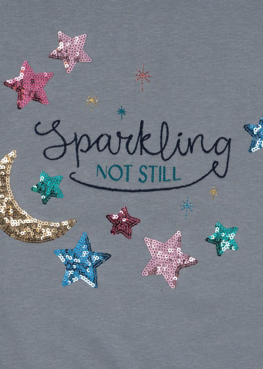 Tops | Kids Konges Sløjd LOU SEQUIN SWEAT HOOD OCS Tradewinds