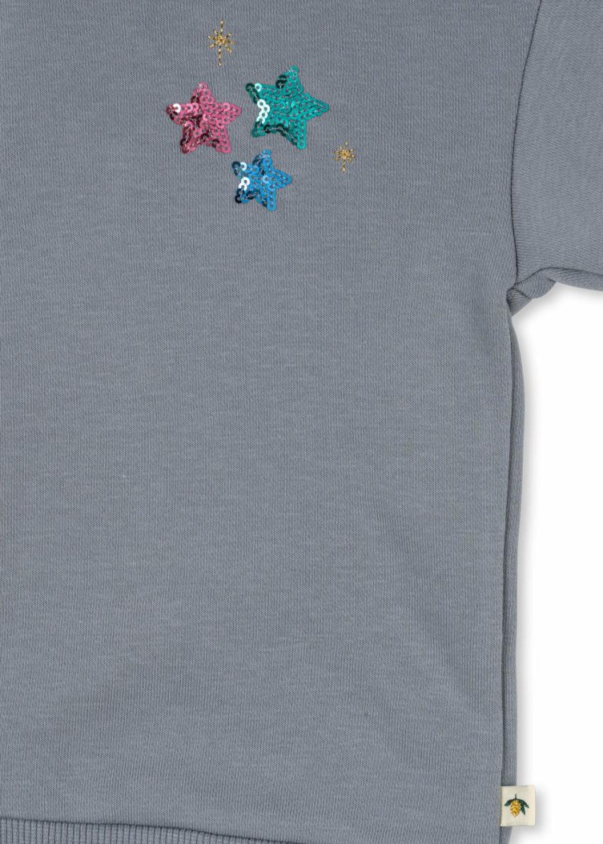 Tops | Kids Konges Sløjd LOU SEQUIN SWEAT HOOD OCS Tradewinds