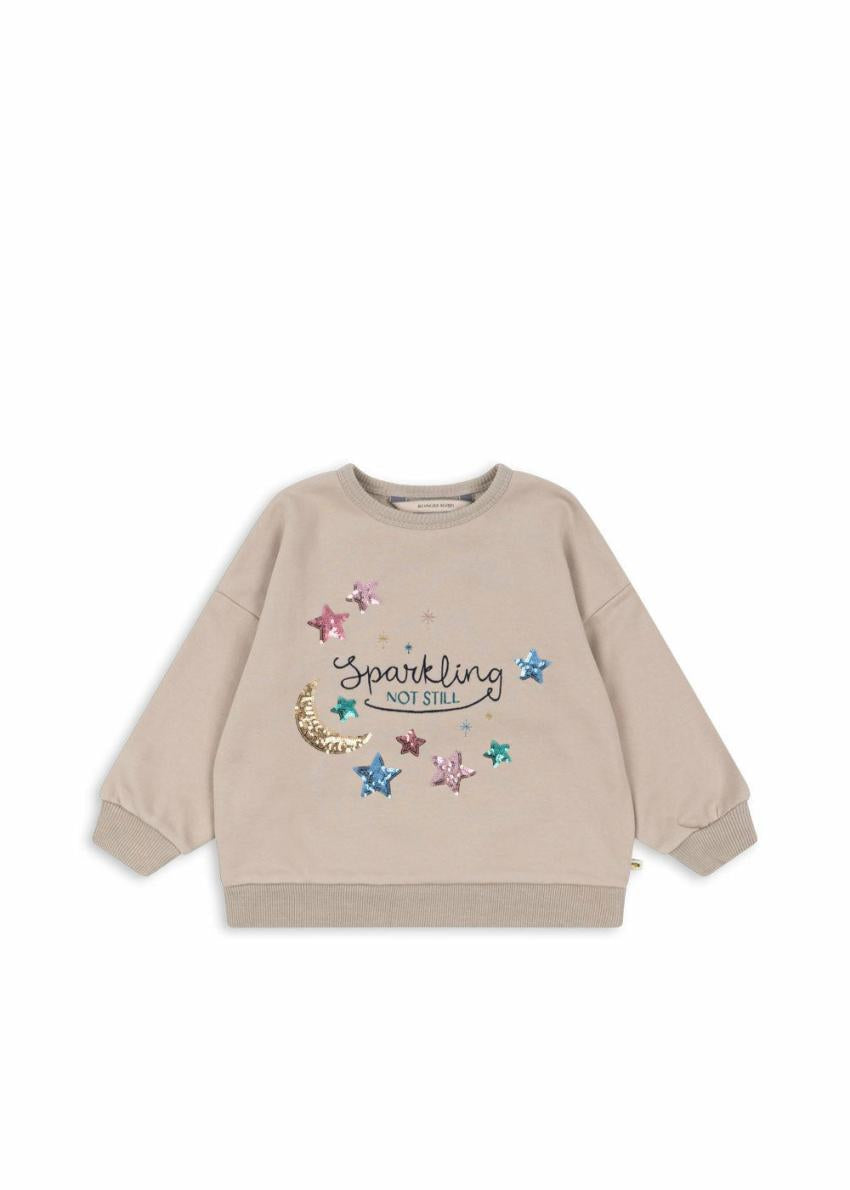 Tops | Kids Konges Sløjd LOU SEQUIN SWEAT SHIRT OCS French Oak