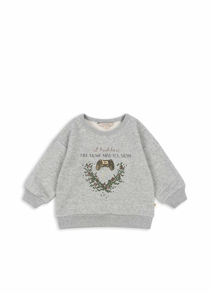 Tops | Kids Konges Sløjd LOU SWEAT SHIRT OCS Grey Melange