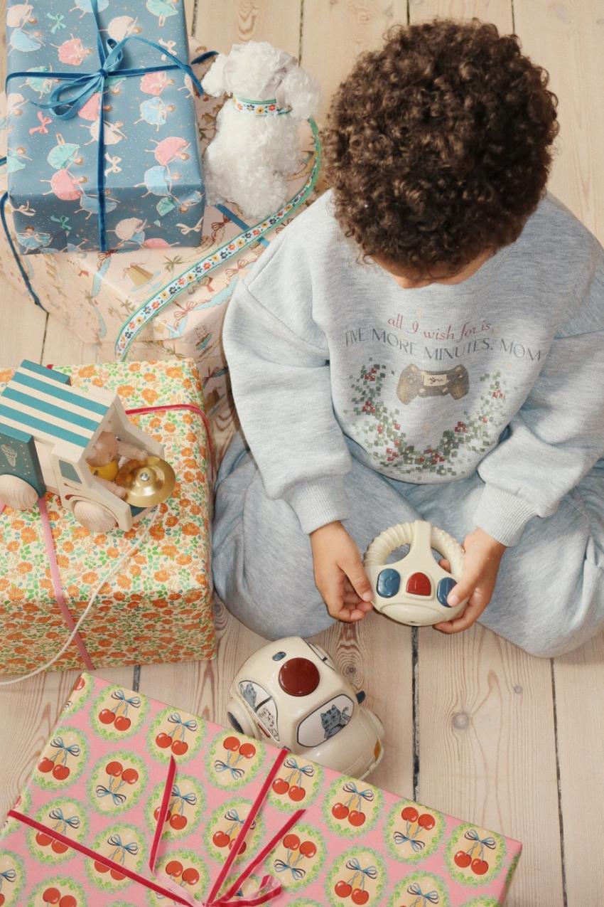 Tops | Kids Konges Sløjd LOU SWEAT SHIRT OCS Grey Melange