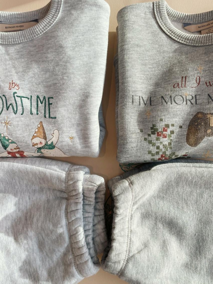 Tops | Kids Konges Sløjd LOU SWEAT SHIRT OCS Grey Melange