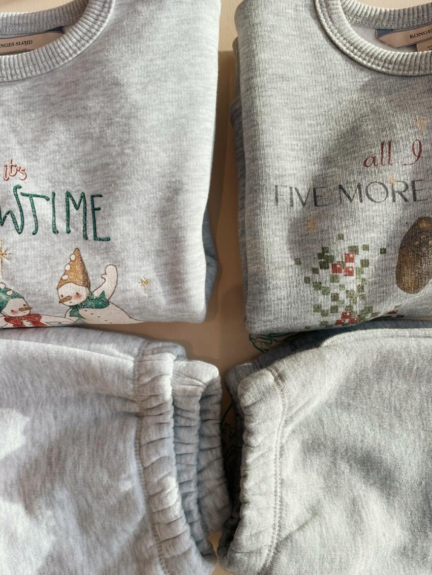 Tops | Kids Konges Sløjd LOU SWEAT SHIRT OCS Grey Melange