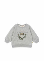 Tops | Kids Konges Sløjd LOU SWEAT SHIRT OCS Grey Melange