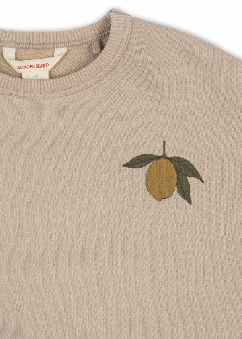 Tops | Kids Konges Sløjd LOU SWEATSHIRT OCS Oxford Tan Lemon