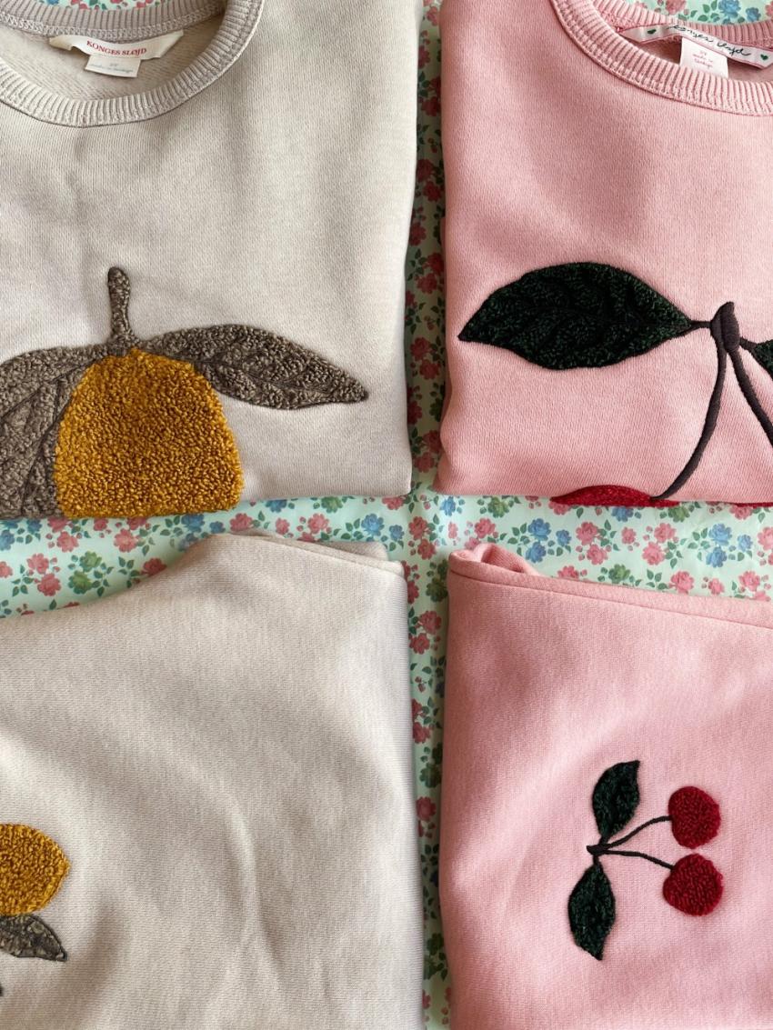 Tops | Kids Konges Sløjd LOU TERRY SWEAT SHIRT OCS Mellow Rose