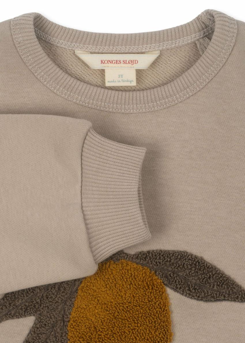 Tops | Kids Konges Sløjd LOU TERRY SWEAT SHIRT OCS Oxford Tan