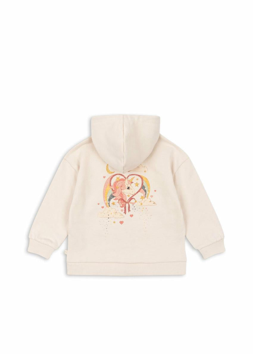 Tops | Kids Konges Sløjd LOUPY LOU HOODIE GOTS Ecru