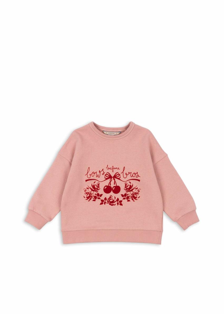 Tops | Kids Konges Sløjd LOUPY LOU SWEAT SHIRT GOTS Bow Rose