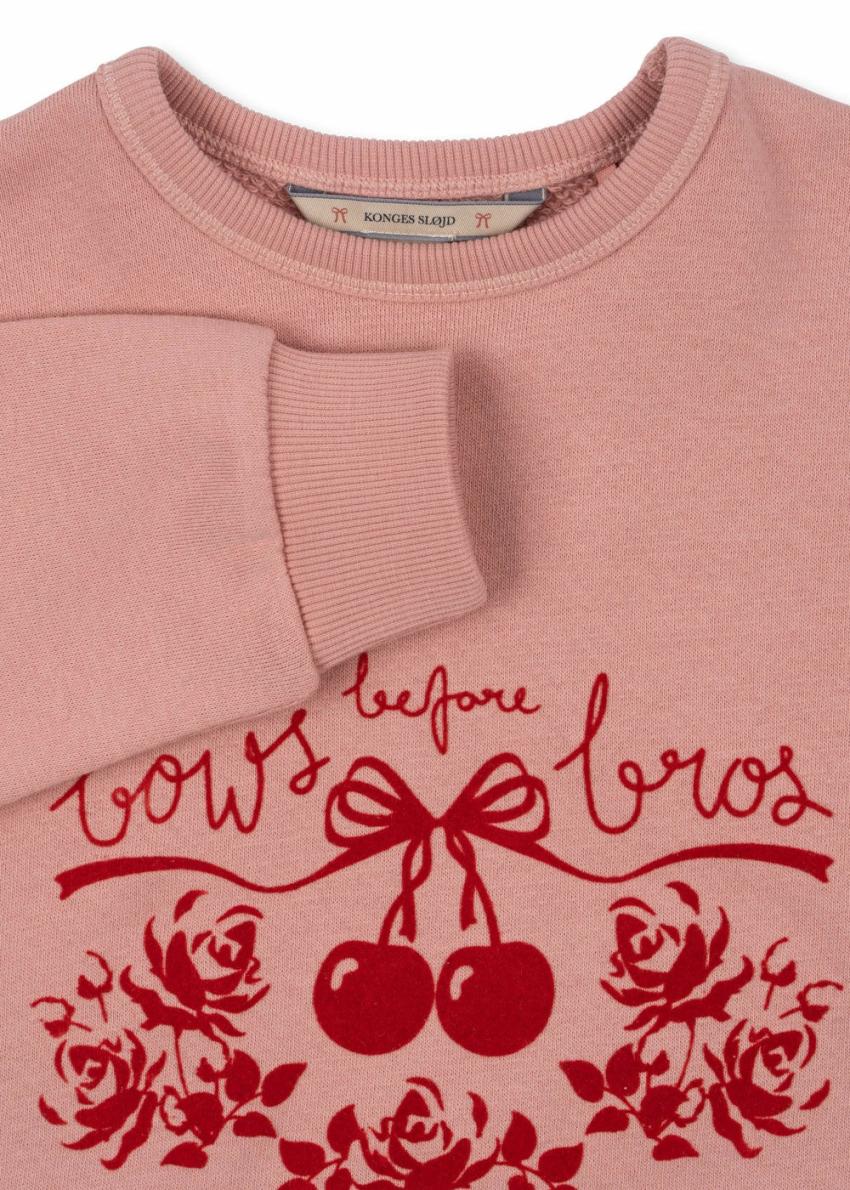 Tops | Kids Konges Sløjd LOUPY LOU SWEAT SHIRT GOTS Bow Rose